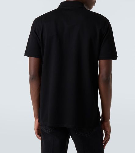 Polo in piqué di cotone con logo - Givenchy - Modalova