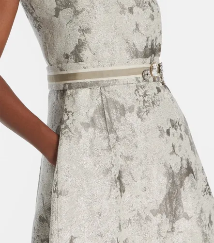 Vestido midi en mezcla de algodón en jacquard - 'S Max Mara - Modalova