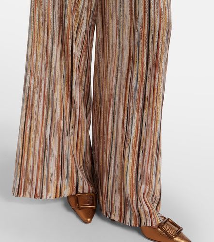 Pantaloni a gamba larga con lamé - Missoni - Modalova