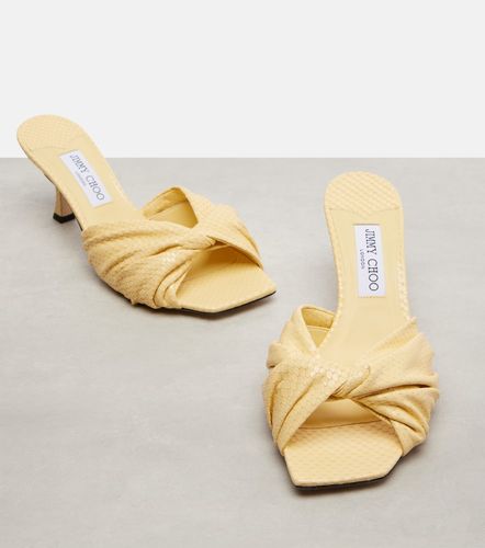 Jimmy Choo Skye Twist leather mules - Jimmy Choo - Modalova