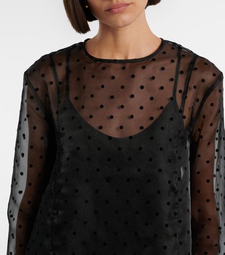 Ganni Polka-dot organza minidress - Ganni - Modalova