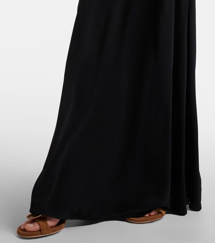Abito lungo Contour in jersey con suede - Christopher Esber - Modalova