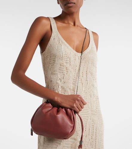 Mellow Mini leather crossbody bag - Brunello Cucinelli - Modalova