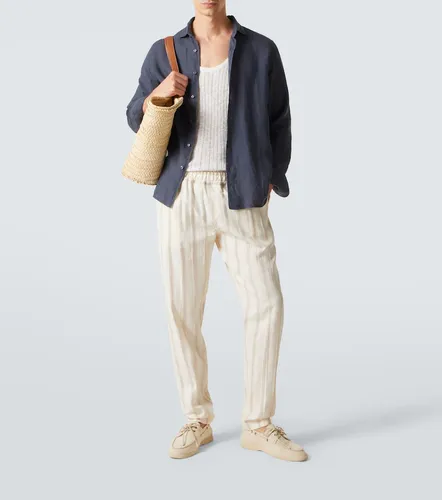 Fedeli Nick linen shirt - Fedeli - Modalova