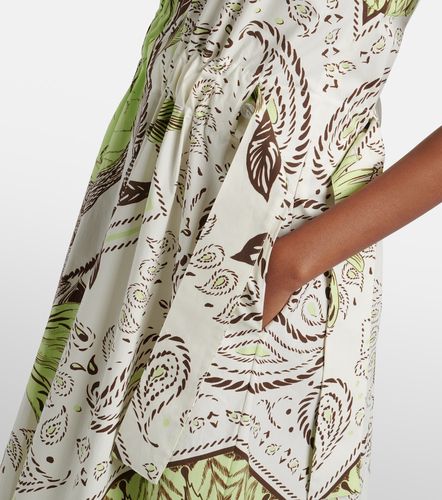 Abito lungo in misto cotone con stampa - Tory Burch - Modalova