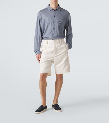 Camisa de jersey de lino - Giorgio Armani - Modalova