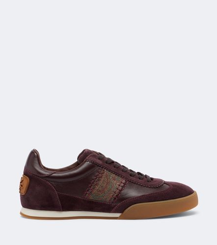 Sneakers Pegaso aus Leder mit Veloursleder - Etro - Modalova