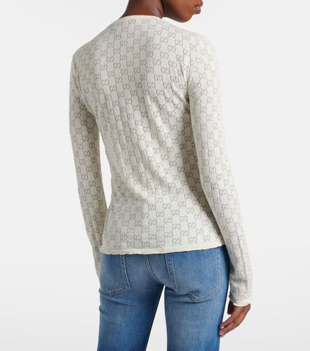 Gucci Pullover GG aus Devoré - Gucci - Modalova
