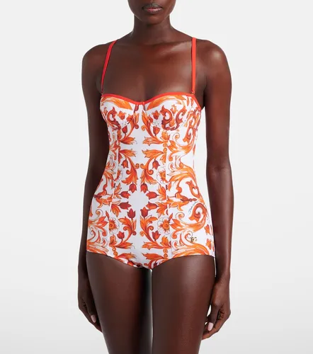 Dolce&Gabbana Majolica swimsuit - Dolce&Gabbana - Modalova