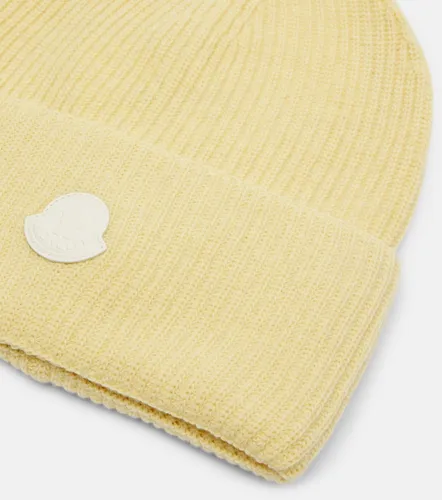 Gorro de lana y cachemir con logo - Moncler - Modalova