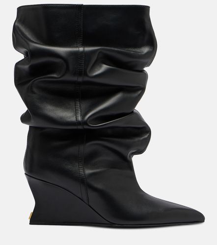 Balmain Stiefel aus Leder - Balmain - Modalova