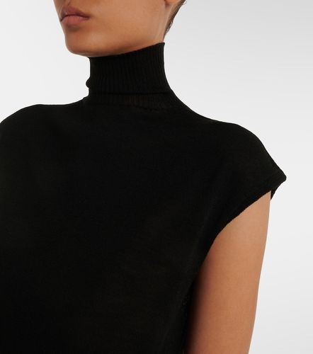 Virgin wool turtleneck top - Rick Owens - Modalova
