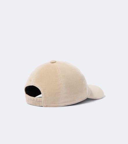 Zegna Gorra de pana con piel - Zegna - Modalova
