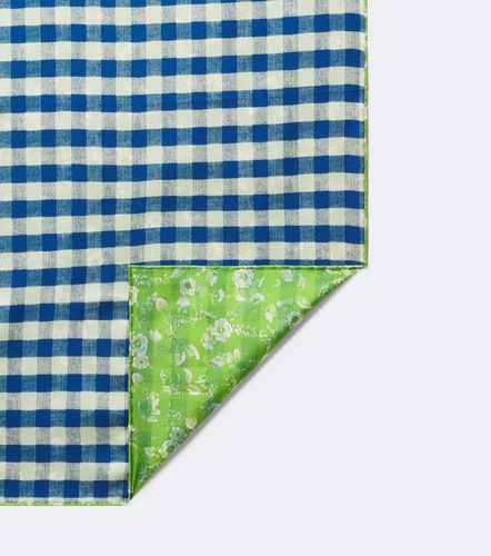 X Cosima Von Bonin checked silk twill scarf - Loewe - Modalova