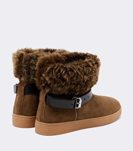 Botines Nolyz de ante con borrego - Isabel Marant - Modalova