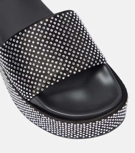 Sandalias con plataforma adornadas - Versace - Modalova