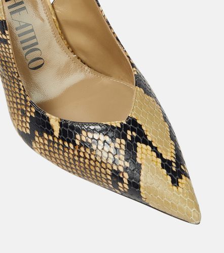 Cheope snake-effect leather slingback pumps - The Attico - Modalova
