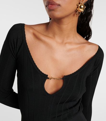 Le Haut Pralu logo ribbed-knit top - Jacquemus - Modalova