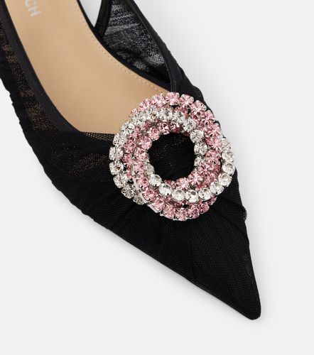 Galaxy tulle slingback flats - Mach & Mach - Modalova