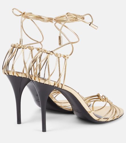Babylone 90 leather sandals - Saint Laurent - Modalova