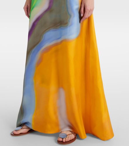 Bedrucktes Maxikleid aus Seidensatin - Christopher Esber - Modalova