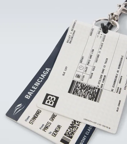 Balenciaga Train Ticket keychain - Balenciaga - Modalova