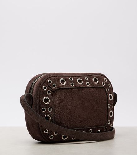 Borsa a tracolla Nellcôte Small in suede - Valentino Garavani - Modalova