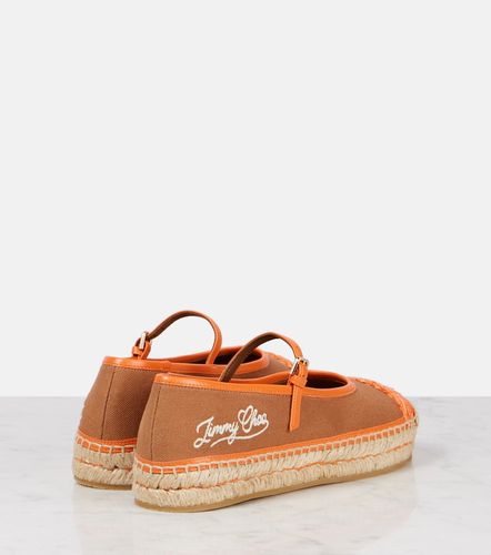 Espadrillas Aciel in canvas con pelle - Jimmy Choo - Modalova