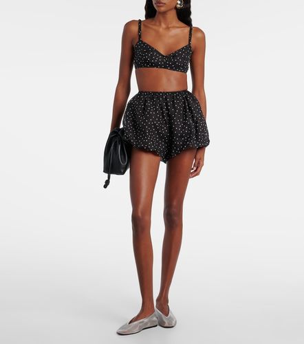 SIR Polka-dot high-rise silk shorts - SIR - Modalova