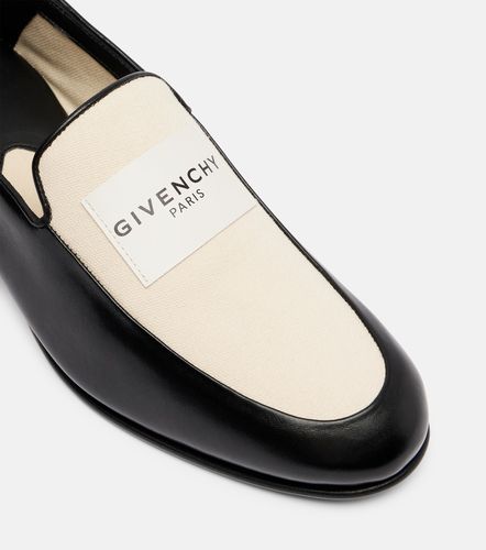 Mocasines Label de piel y lona - Givenchy - Modalova