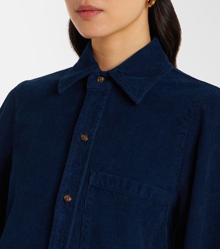 Camicia in velluto a coste di cotone - Victoria Beckham - Modalova