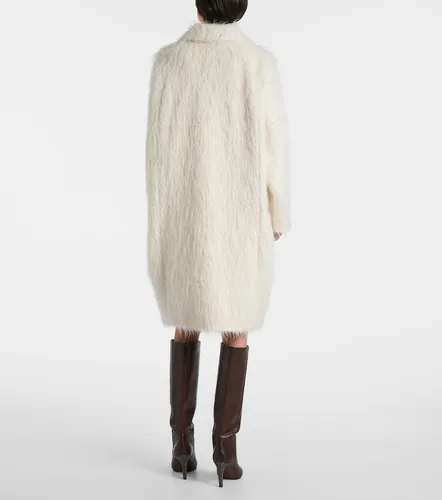 Double-breasted alpaca-blend coat - Brunello Cucinelli - Modalova