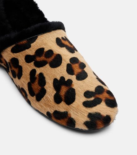 Slip-Ons aus Kalbshaar mit Shearling - Yves Salomon - Modalova