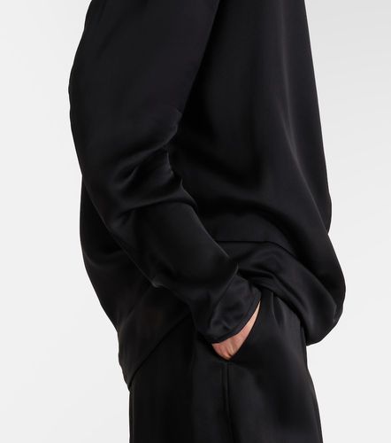 Top de satén con cuello alto - Toteme - Modalova