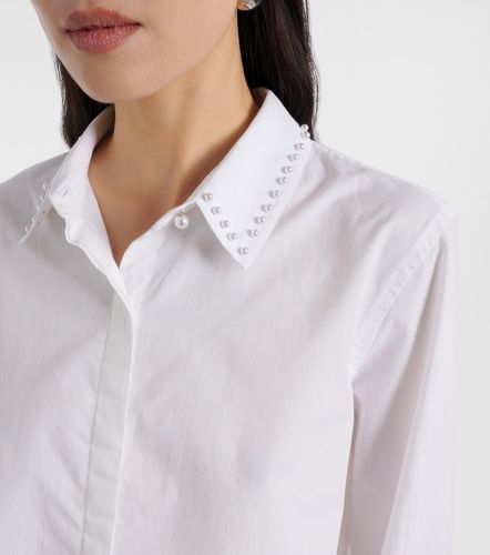 Camicia Jocelyn in popeline di cotone con perline - Velvet - Modalova