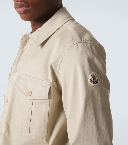 Camicia in gabardine di cotone - Moncler - Modalova