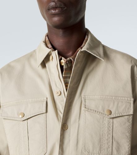 Camisa de gabardina de algodón - Moncler - Modalova