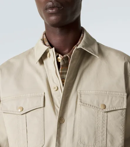 Moncler Cotton gabardine shirt - Moncler - Modalova