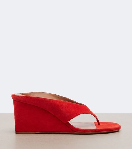 Cube suede wedge thong sandals - Alaia - Modalova