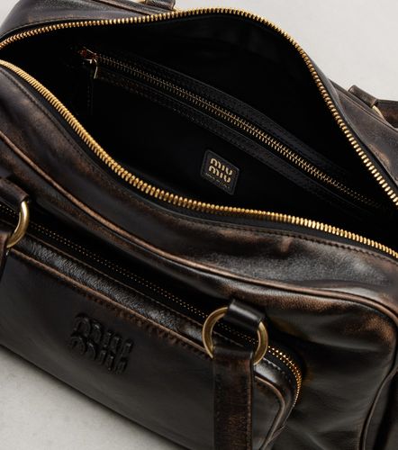 Miu Miu Pocket leather shoulder bag - Miu Miu - Modalova