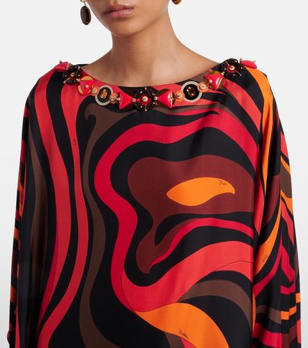 Caftano Marmo in twill di seta - Pucci - Modalova