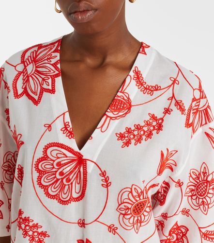 Levia embroidered cotton-blend minidress - Eres - Modalova