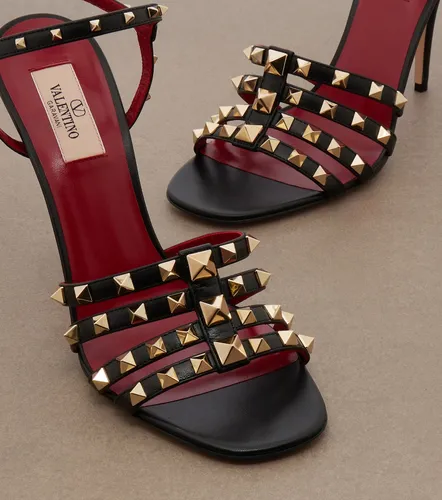 Rockstud leather sandals - Valentino Garavani - Modalova