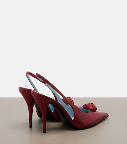 Slingback-Pumps Cœur Royal aus Leder - Valentino Garavani - Modalova