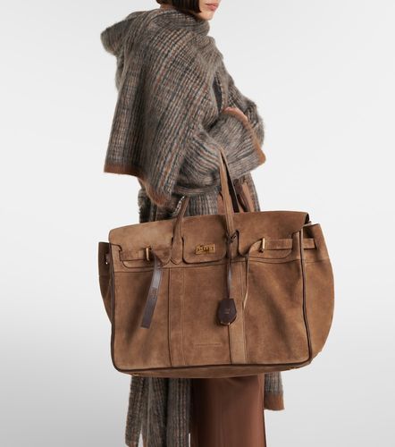 Large suede tote bag - Brunello Cucinelli - Modalova