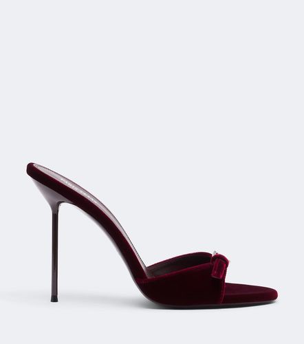 Lidia Buckle embellished velvet mules - Paris Texas - Modalova