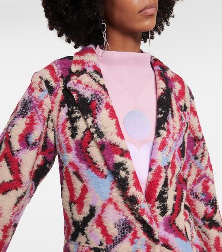 Intarsia wool-blend jacket - Marant Etoile - Modalova