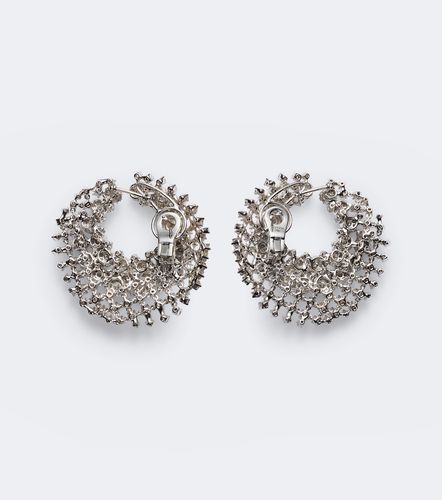 Orecchini Y-Couture in oro bianco 18kt con diamanti - Yeprem - Modalova
