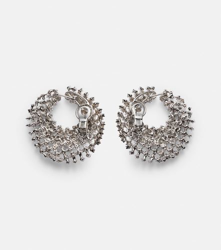 Pendientes de oro blanco de 18 ct con diamantes - Yeprem - Modalova