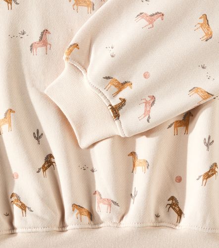 Sudadera de mezcla de algodón estampada - Rylee + Cru - Modalova